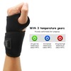Electric Heated Wrist Brace 3 Temperature Gears Hot Compress 360