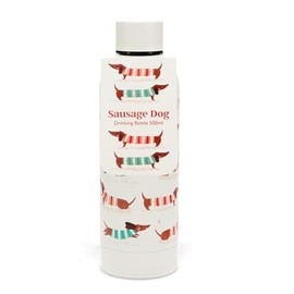 Rex London Dachshund Water Bottle 500 ml Stainless Steel
