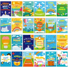 Sinload 24 Pcs Inspirational Coloring Books for Adults Kids Coloring Books Bulk, DIY Art Coloring Book for Adult Kids Drawing Book with Flower Words Pattern for Party Favors Goodie Bag Filler Gifts