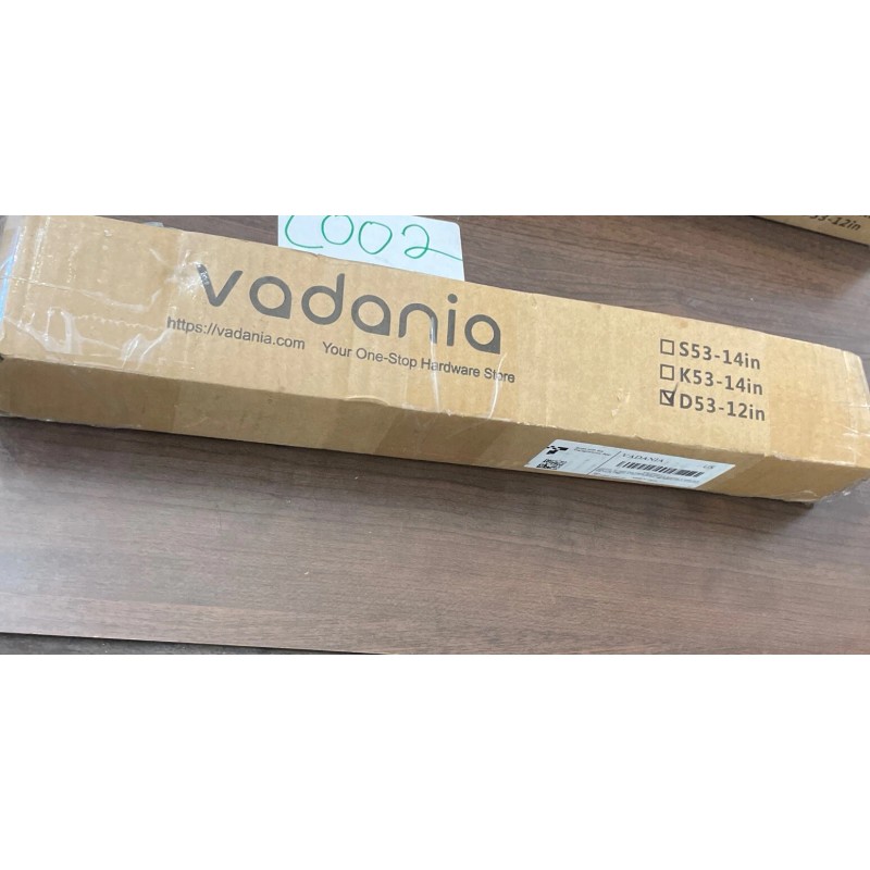 VADANIA VD2053 264lb Heavy Duty Drawer Slides W/Lock 3-Fold Full Extension