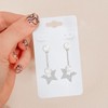 joycraft 100Pcs Earring Cards, 2 x 3.54 Inch White Earring