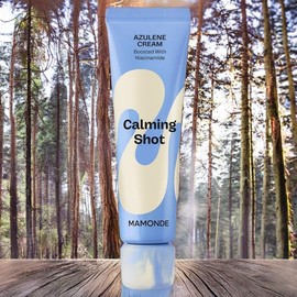 Mamonde Skin Tone Up Skin Nutrition Supply Skin Moisture Calming Shot Azulene Cream 1ea 60ml / 마몽드 피부톤업 피부영양공급 피부수분 카밍 샷 아줄렌 크림 1개 60ml