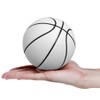 MINDCOLLISION Mini Basketball, Solid Color without Logo, Absorbent Soft Leather,