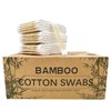 Cotton Swabs with Wooden Sticks/Double Tipped Natural Bamboo Cotton Buds