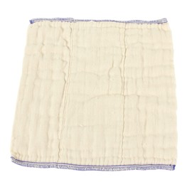 OsoCozy Better Fit Unbleached Prefold Cloth Diapers -100% Cotton, Gauze Weave, Sized for Tri Folding - Size 1 - (Infant 4x8x4 Fits 6-16 lb.) - 1 Dozen