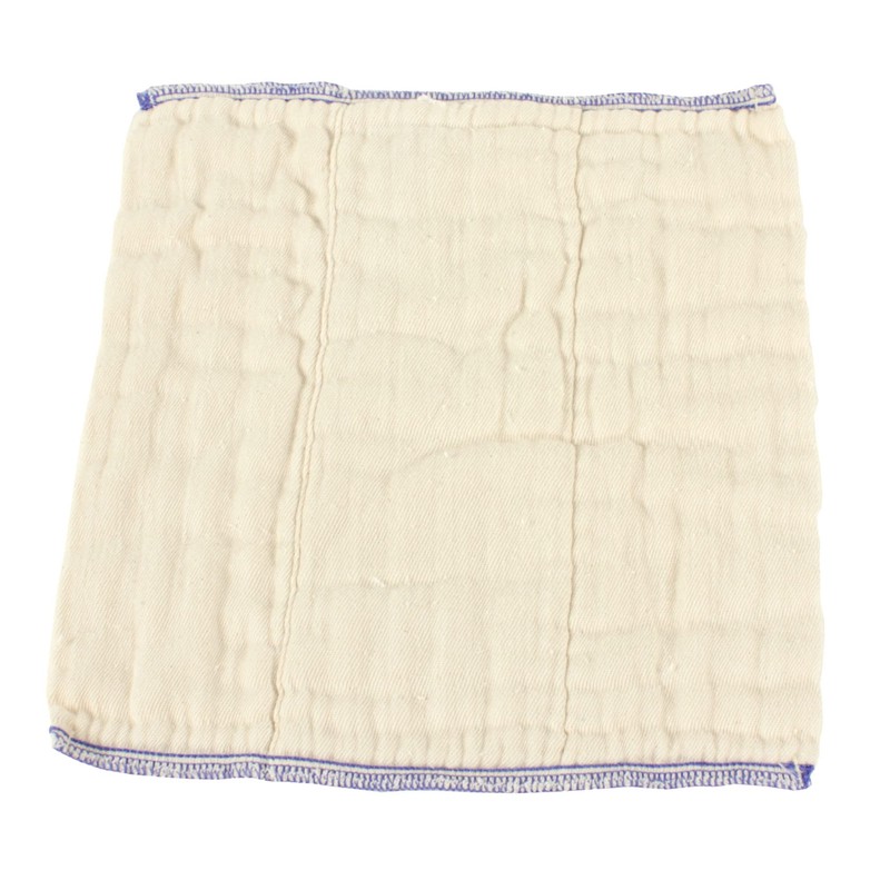 OsoCozy Better Fit Unbleached Prefold Cloth Diapers -100% Cotton, Gauze