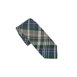 Ben Sherman Large Plaid Men's Neck Tie | Hunter Green/Blue | 100% Silk Woven Tie | 2 3/4" Width | Traditional English Design | Large Scale Plaid with Mod Stripe Lining