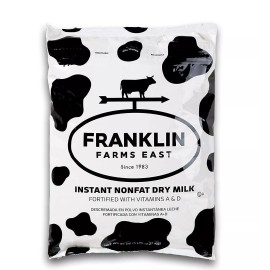 Franklin Farms East 5 Pounds LBS Powder Instant Nonfat Dry Cow Milk BULK MRE FRANKLIN FARMS EAST
