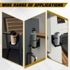 Wogomz 2PCS Adjustable Folding Drink Holder, Foldable Wall Drink Holder