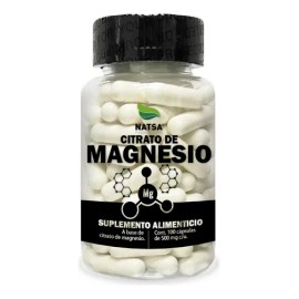 Citrato De Magnesio 100 Cápsulas, Calidad Premium, Duerme mejor, Despierta con + Energía, Alta Absorción