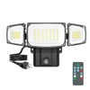 Olafus 80W Plug in Flood Lights Dusk to Dawn Outdoor