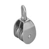 50mm/2.0in Marine Pulley Double Roller 400kg Loading 304 Stainless Steel
