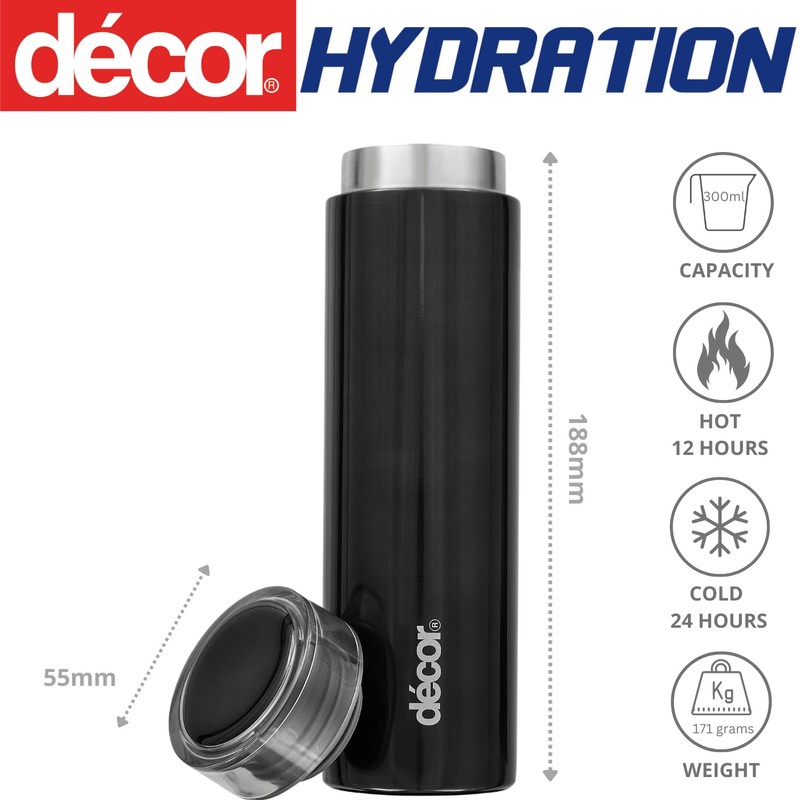 Décor Insulated Double Walled Thermal Flask | Stainless Steel Coffee