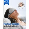 Weighted Eye Mask for Sleeping - Blackout Sleep Mask for