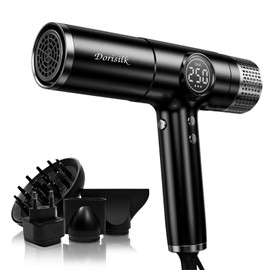 DORISILK Dual Voltage Hair Dryer，1875W High-Speed Professional Blow Dryer with 110000 RPM Motor，Hair Dryer with Diffuser