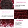 Luxvogue 18 20 22 Inch Human Hair Bundles Burgundy 99J