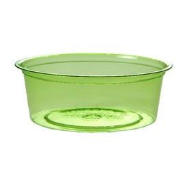 ECO PRODUCTS Compostable 2oz Portion Cups, Case of 2000, Clear Green Renewable Plant-Based PLA Plastic, Veridian Cold Food Containers, Lid Sold Separately, Disposable, ASTM Compliant, BPI-Certified