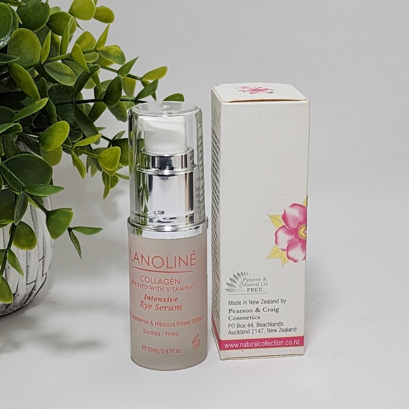 Lanoline Collagen Vitamin C Intensive Eye Serum Chamomile Hibiscus flower