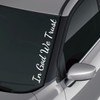 in God We Trust Decal Sticker Car Truck Windshield Banner