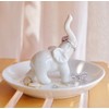 Titanape Birthday Gifts for Women - White Elephant Ring Holder