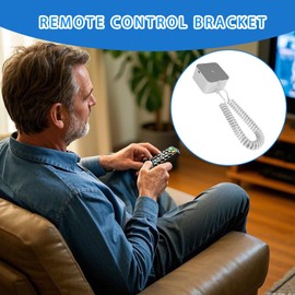 Retractable TV Remote Holder | Anti-theft Remote Control Organizers Storage,Magnetic Organizer With Retractable String For Conference Rooms Home Use