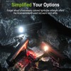 HOSONIC D12 Rechargeable EDC Flashlight, Small Flat Flashlights Powerful with