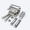 Exhaust Clamp 2 inch, 75mm Butt Joint Band Exhaust Clamps