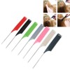 7pcs RatTail Hairdressing Styling Comb FineTooth Salon Dyeing Tinting Hair