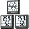 Thermometer Hygrometer Indoor hoyiours Digital Thermo-Hygrometer with Large LCD Screen,