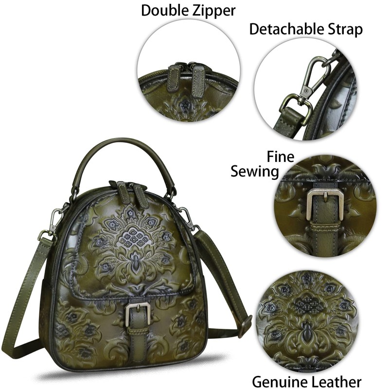 IVTG Genuine Leather Purses and Handbags for Women Shoulder Bag