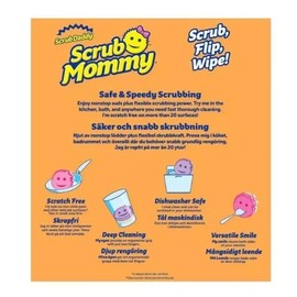 Scrub mommy 8 pack pink & violet assortment