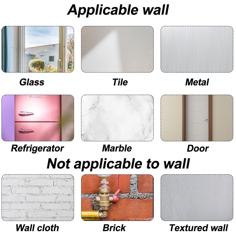 BOXOB 2pcs Magnetic Remote Control Holders, Retractable 6.3-47.24 Inch Wall