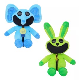 Peluches 2  PCS Peluche Bubba Bubbaphant.- The Smiling Critters Color Azul