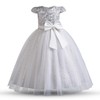 TTYAOVO Girl Flower Dress Wedding Party Princess Lace Gown Size