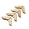 50Pcs C086 Brass Scrapbooking Photo Mounting Corners, Book Albums Menus