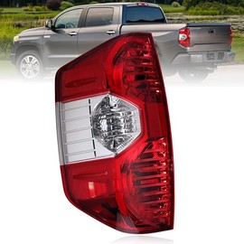Boine Tail Light Compatible With 2014 2015 2016 2017 2018 2019 2020 2021 Toyota Tundra Pickup Left Driver Side Red Rear Light Housing Replace 81550-0C100 (Left Driver Side)