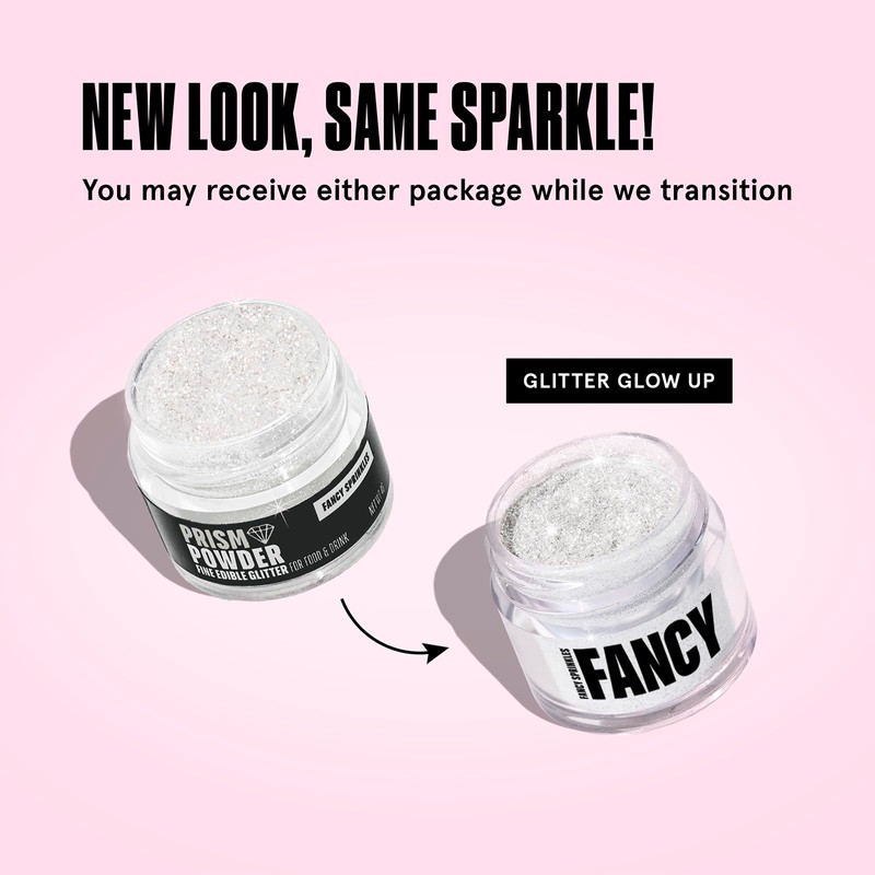 Fancy Sprinkles Aquamarine Blue Premium Edible Glitter, 100% Edible Glitter