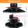 Fardtry 12 Pcs Joist Support Pedestals, Adjustable Plastic Pedestal Pavers