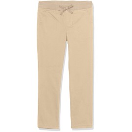 French Toast Girls' Little Pull-on Pant, Khaki, 7