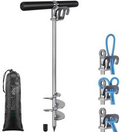 BeneLabel 26" Sandbar Anchor for Boat Sand Anchor Screw for Shallow Water Sand Anchors Boat Beach Anchors for Sandbar, TET Ski, Kayak, Pontoon Boats