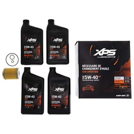 Can-Am OEM 4T 5W-40 Synthetic Blend Oil Change Kit Rotax 900 ACE, 9779260