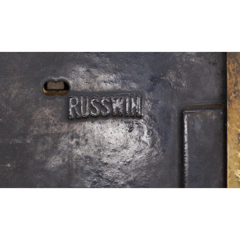 Antique Brass Russwin Left Cylinder Mortise Door Lock