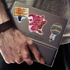 Navy Peony Author Lifestyle Stickers