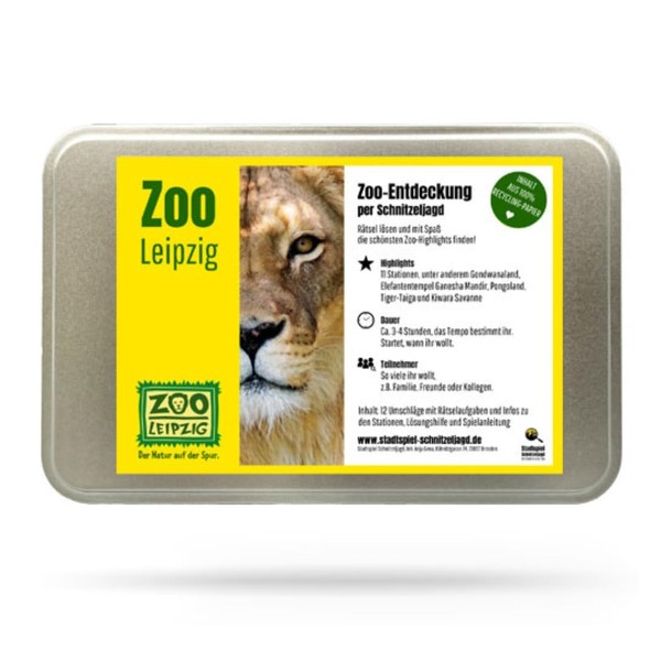 Schnitzeljagd durch den Zoo Leipzig: Entdeckt gemeinsam mit Familie und