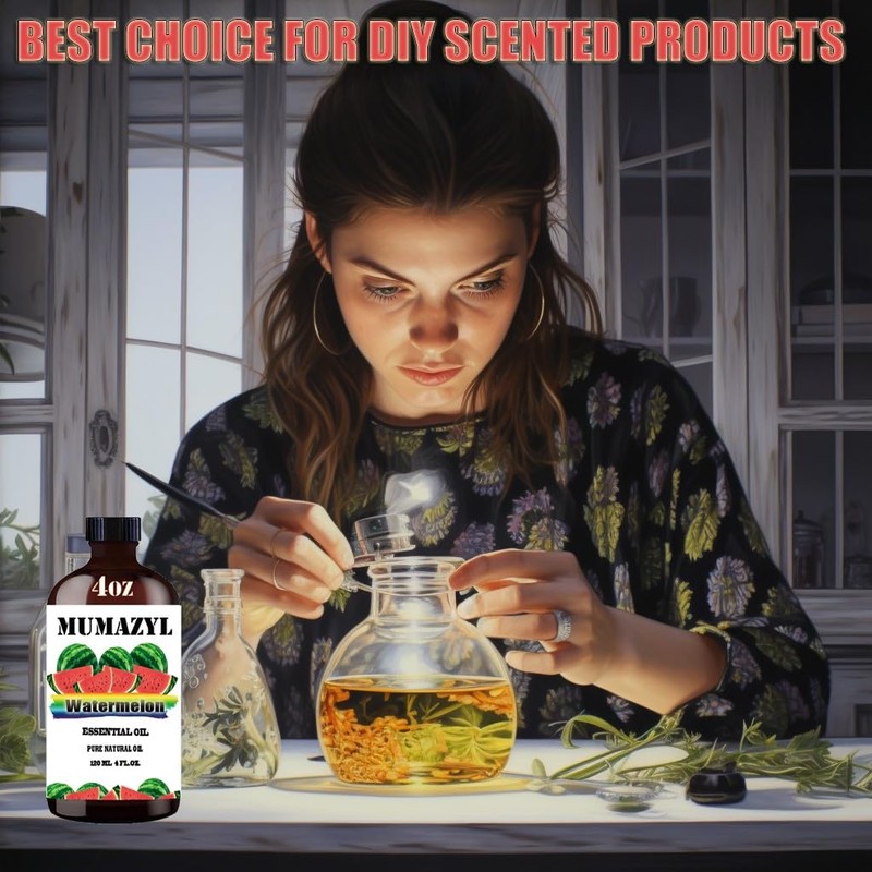 MUMAZYL Watermelon Essential Oil, Watermelon Oil 4 Fl Oz 120ML