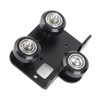 Back Support Plate Black Metal 3D Printer Extruder Back Support