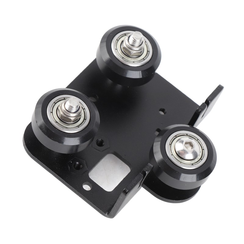 Back Support Plate Black Metal 3D Printer Extruder Back Support