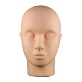 ML ATTA Maniquí Cabeza + Pestañas De Práctica. Extensión Mink 1x1