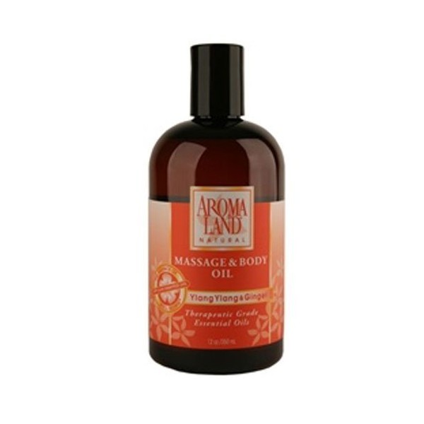 Aromaland - Ylang Ylang & Ginger - Massage & Body Oil - 12 oz
