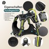 bluzelle Dog Harness for Small Dogs, Reflective Chest Harness with